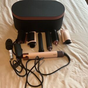 Dyson Hair Styling Set in Black and Pink